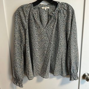 Madewell floral blouse size small!